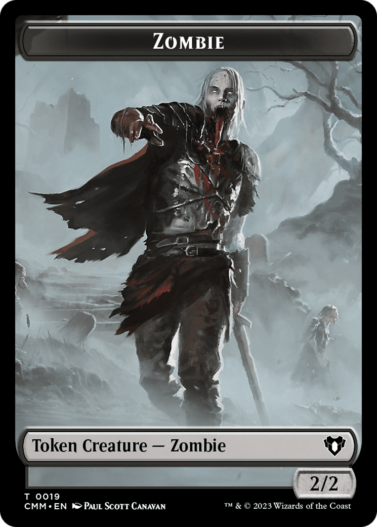 Zombie (TCMM-019) - Commander Masters Tokens Foil