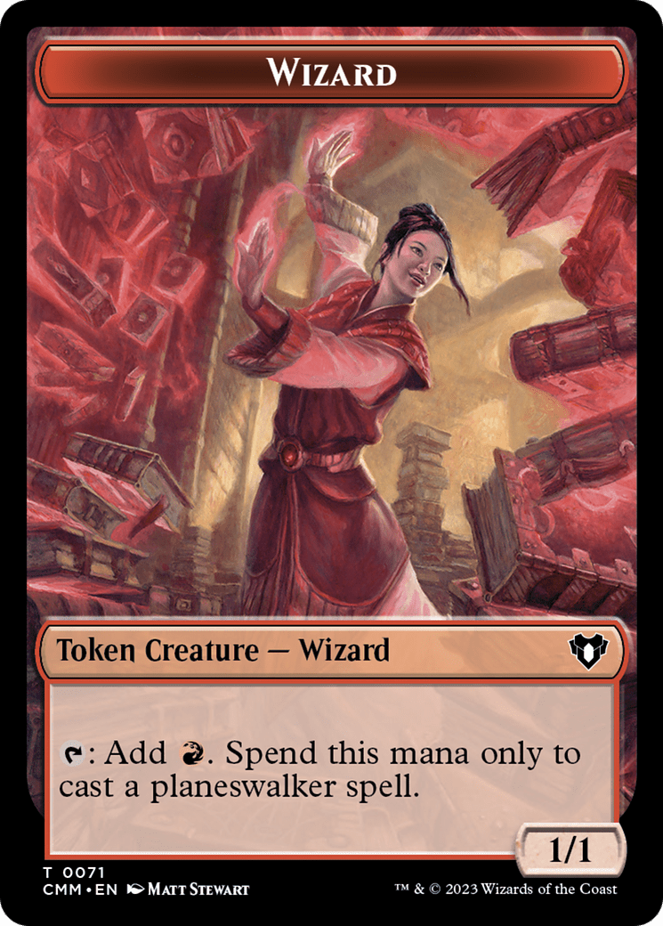 Wizard (TCMM-071) - Commander Masters Tokens