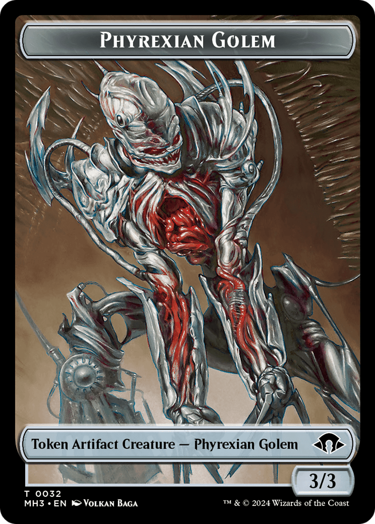 Phyrexian Golem (TMH3-032) - Modern Horizons 3 Tokens