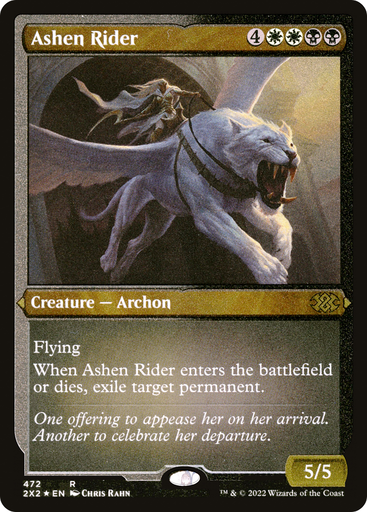 Ashen Rider (2X2-472) - Double Masters 2022 Etched Foil