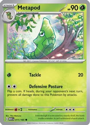 Metapod 011- SV Scarlet & Violet 151