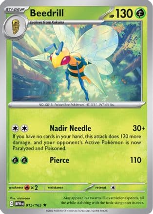 Beedrill 015- SV Scarlet & Violet 151 Holofoil