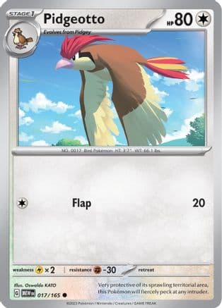 Pidgeotto 017- SV Scarlet & Violet 151