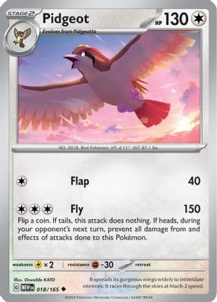 Pidgeot 018- SV Scarlet & Violet 151