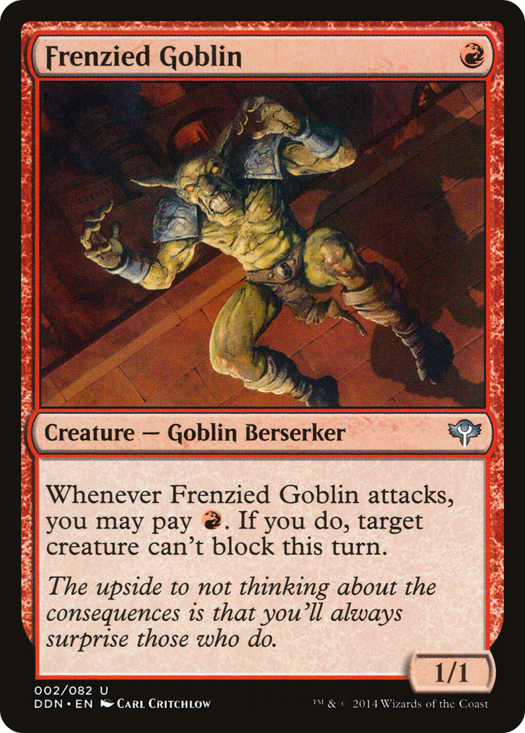 Frenzied Goblin (DDN-002) - Duel Decks: Speed vs. Cunning