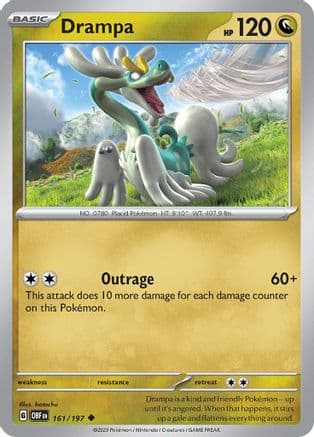 Drampa 161 SV03 Obsidian Flames - Uncommon