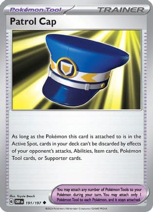 Patrol Cap 191- SV03 Obsidian Flames