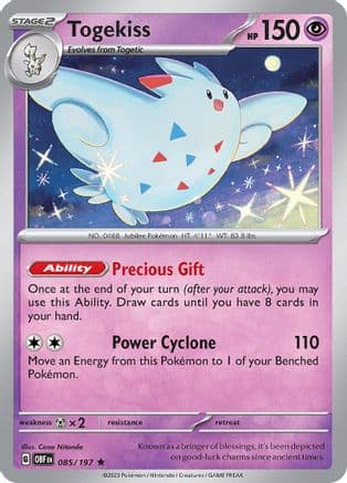 Togekiss 085- SV03 Obsidian Flames