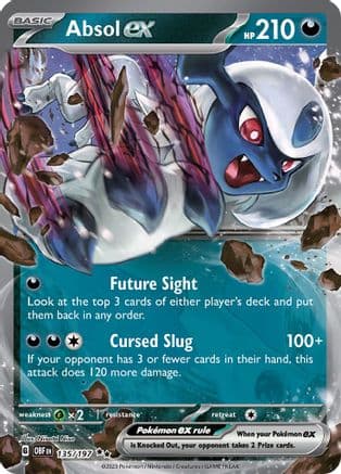 Absol ex 135/197 - Holofoil SV03 Obsidian Flames - Double Rare
