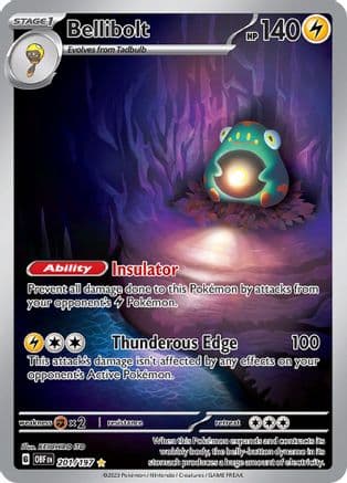 Bellibolt 201/197 - SV03 Obsidian Flames Holofoil
