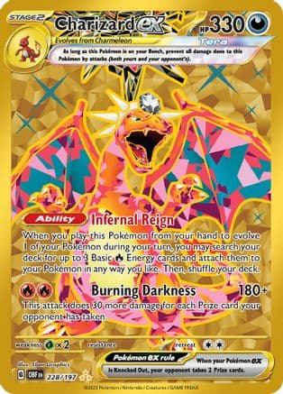 Charizard ex 228/197 - Holofoil SV03 Obsidian Flames - Hyper Rare
