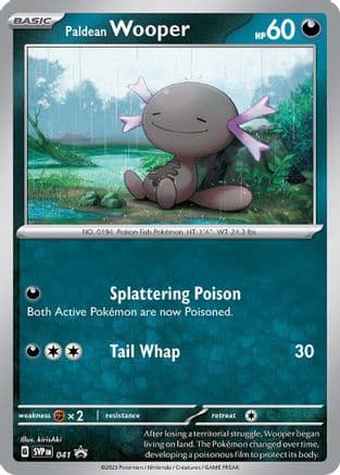 Paldean Wooper 041- SV Scarlet & Violet Promo Cards Holofoil