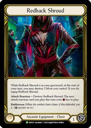 Redback Shroud (Golden) - FAB123 (FAB123) - Flesh and Blood: Promo Cards