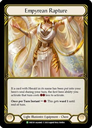 Empyrean Rapture (Golden) - FAB138 (FAB138) - Flesh and Blood: Promo Cards