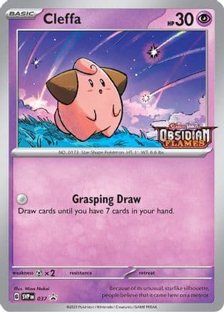 Cleffa (Prerelease) 037- SV Scarlet & Violet Promo Cards Holofoil