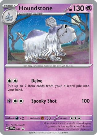 Houndstone 042- SV Scarlet & Violet Promo Cards Holofoil