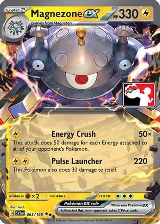 Magnezone ex 65- Prize Pack Series Cards Holofoil