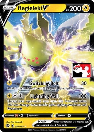 Regieleki V 057 - Holofoil Prize Pack Series Cards - Ultra Rare