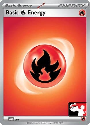 Basic Fire Energy 002- Prize Pack Series Cards