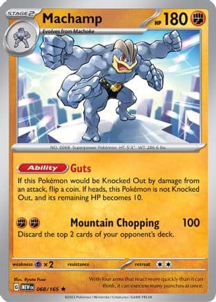 Machamp 068- SV Scarlet & Violet 151 Holofoil