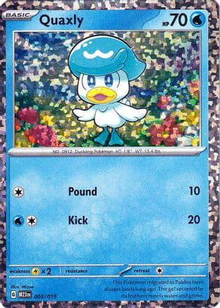 Quaxly 003 - Holofoil McDonalds Promos 2023 - Promo