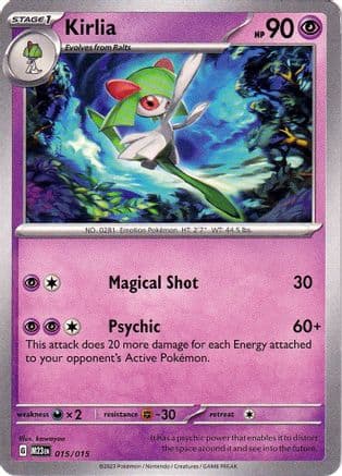 Kirlia 015- McDonalds Promos 2023