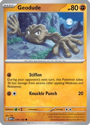 Geodude 074- SV Scarlet & Violet 151