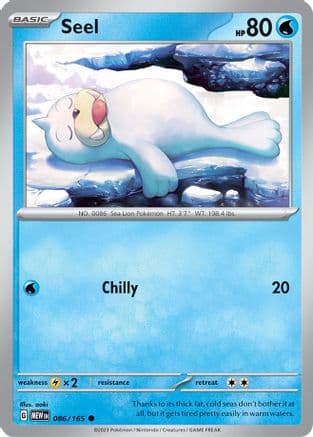 Seel 086- SV Scarlet & Violet 151 Reverse Holofoil