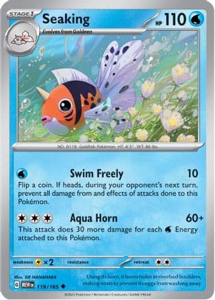 Seaking 119- SV Scarlet & Violet 151 Reverse Holofoil