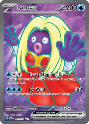 Jynx ex 191/165 - SV Scarlet & Violet 151 Holofoil