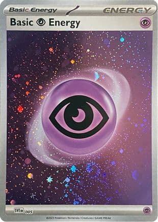 Basic Psychic Energy (Cosmos Holo) 005- SVE Scarlet & Violet Energies Holofoil