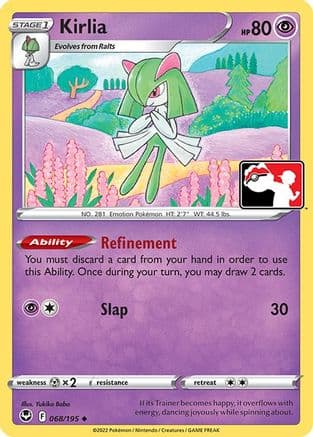 Kirlia 068/195 - Prize Pack Series Cards Holofoil