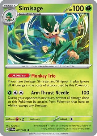 Simisage 005- SV04 Paradox Rift Reverse Holofoil