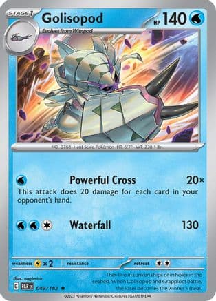 Golisopod 049- SV04 Paradox Rift Reverse Holofoil