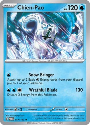 Chien-Pao 057- SV04 Paradox Rift Holofoil