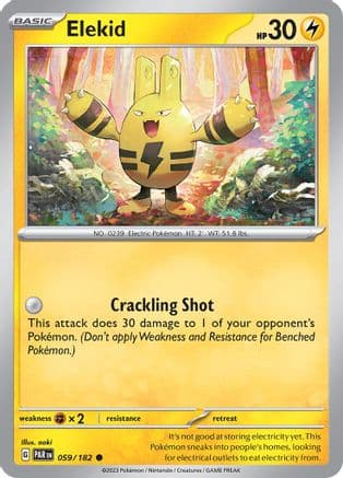 Elekid 059- SV04 Paradox Rift Reverse Holofoil