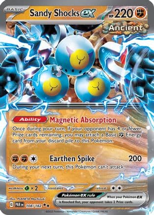 Sandy Shocks ex 108/182 - SV04 Paradox Rift Holofoil