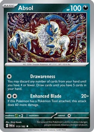 Absol 113- SV04 Paradox Rift