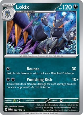 Lokix 122- SV04 Paradox Rift Holofoil