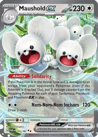 Maushold ex 155- SV04 Paradox Rift Holofoil