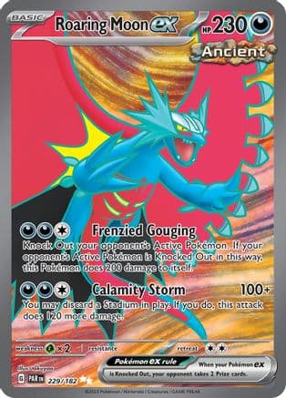Roaring Moon ex 229/182 - SV04 Paradox Rift Holofoil