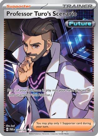 Professor Turo's Scenario 240/182 - SV04 Paradox Rift Holofoil