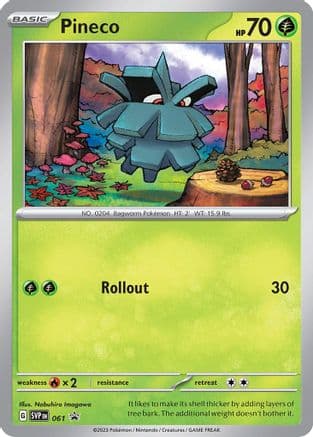 Pineco 061- SV Scarlet & Violet Promo Cards Holofoil