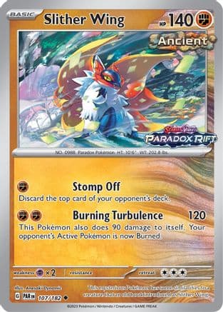 Slither Wing (Store Exclusive Promo) 107/182 - Miscellaneous Cards & Products Reverse Holofoil