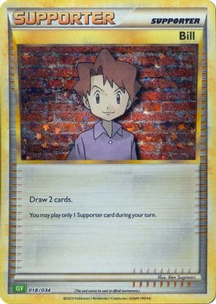 Bill (CLV) 018- Trading Card Game Classic Holofoil