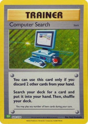 Computer Search (CLV) 020 - Holofoil Trading Card Game Classic - Classic Collection