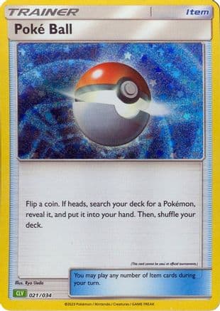Poke Ball (CLV) 021- Trading Card Game Classic Holofoil