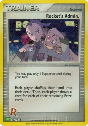 Rocket's Admin. (CLV) 026- Trading Card Game Classic Holofoil