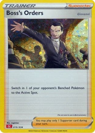 Boss's Orders (CLC) 019- Trading Card Game Classic Holofoil