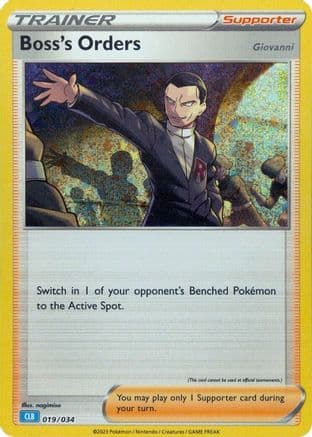 Boss's Orders (CLB) 019- Trading Card Game Classic Holofoil